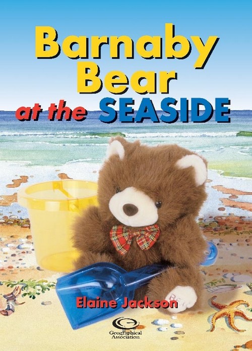 Barnaby Bear at the seaside